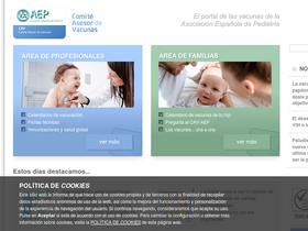 'vacunasaep.org' screenshot