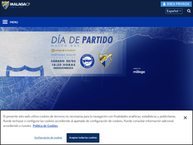 'malagacf.com' screenshot