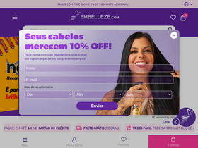 'embelleze.com' screenshot