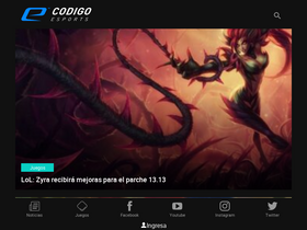 'codigoesports.com' screenshot