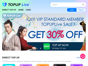 'topuplive.com' screenshot