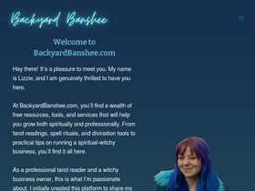 'backyardbanshee.com' screenshot
