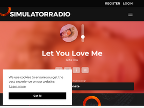 'simulatorradio.com' screenshot