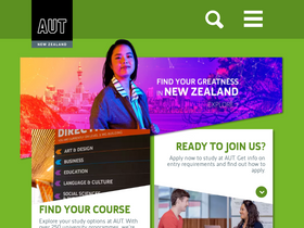 'aut.ac.nz' screenshot