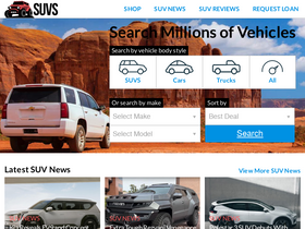 'suvs.com' screenshot