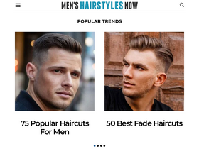 'menshairstylesnow.com' screenshot
