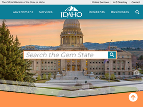 'idaho.gov' screenshot