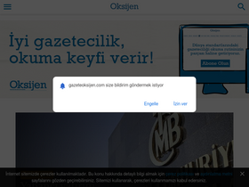 'gazeteoksijen.com' screenshot