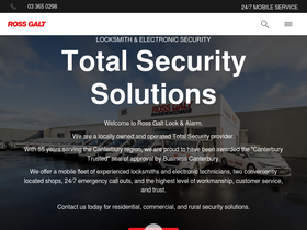 rossgalt.co.nz homepage screenshot