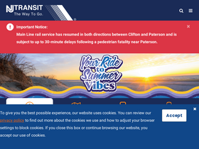 'njtransit.com' screenshot