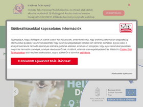 'fressnapf.hu' screenshot