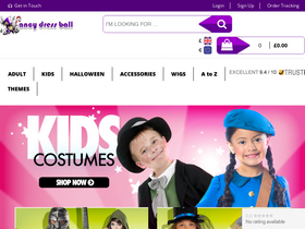 'fancydressball.co.uk' screenshot