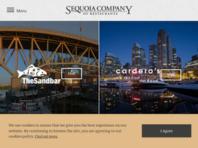 'vancouverdine.com' screenshot