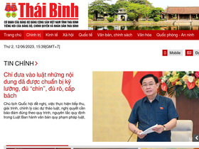 'baothaibinh.com.vn' screenshot