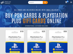 'psncarddelivery.com' screenshot