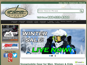 'upnorthsports.com' screenshot