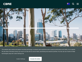 'cbre.com.au' screenshot
