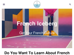 'french-iceberg.com' screenshot