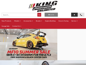 'kingmotorsports.com' screenshot