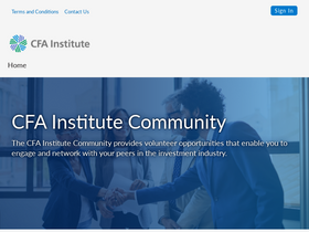 'cfasociety.org' screenshot