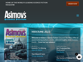 'asimovs.com' screenshot