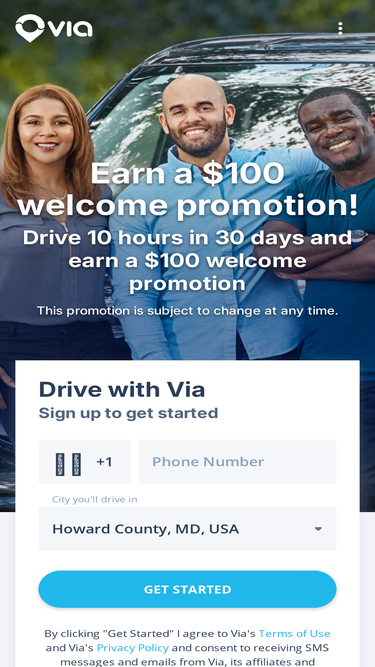 drivewithvia.com