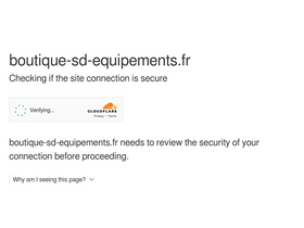 'boutique-sd-equipements.fr' screenshot