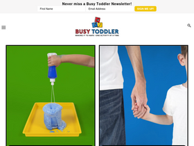 'busytoddler.com' screenshot