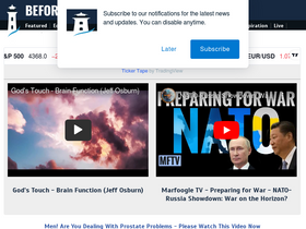 'beforeitsnews.com' screenshot