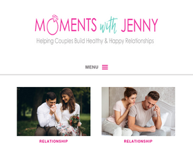 'momentswithjenny.com' screenshot