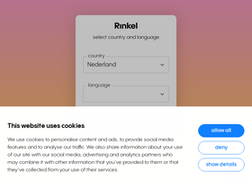 'rinkel.com' screenshot