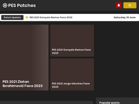 'pes-patches.com' screenshot