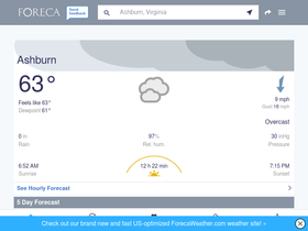 'foreca.it' screenshot