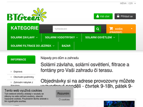 'btgreen.cz' screenshot