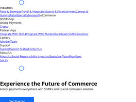 'shift4.com' screenshot