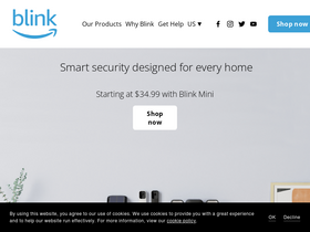 'blinkforhome.com' screenshot