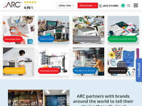 'e-arc.com' screenshot