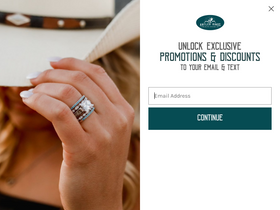 'antlerrings.com' screenshot