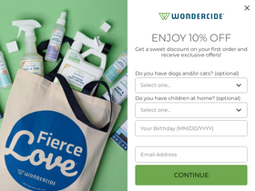 'wondercide.com' screenshot