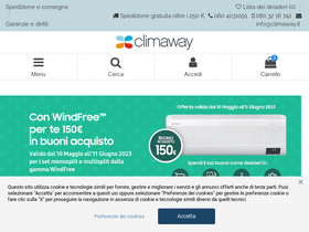 'climaway.it' screenshot