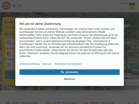 'pincamp.de' screenshot