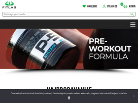 'fitlab.rs' screenshot