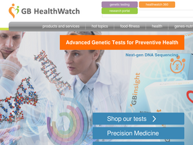'gbhealthwatch.com' screenshot