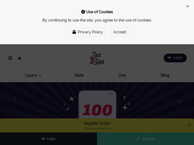 'red7slots.com' screenshot