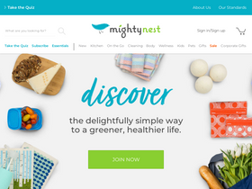 'mightynest.com' screenshot