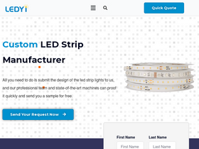 'ledyilighting.com' screenshot