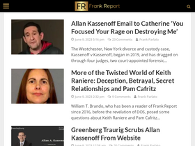 'frankreport.com' screenshot