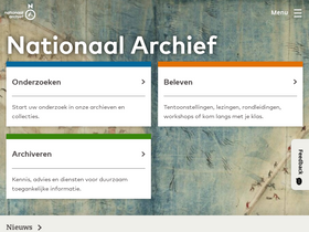 'nationaalarchief.nl' screenshot