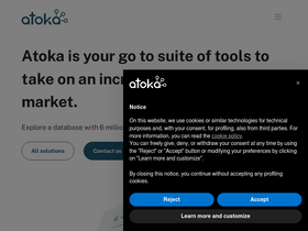 'atoka.io' screenshot