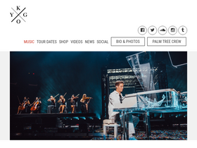 'kygomusic.com' screenshot